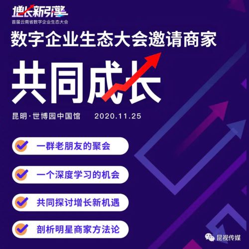 數字經濟行業精英齊聚昆明 首屆云南數字企業生態大會今天開幕