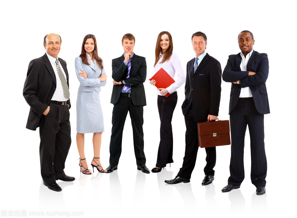 有吸引力的年輕商業(yè)-精英業(yè)務(wù)團隊